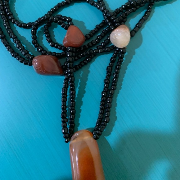 Real Gemstone 💎 salmón Jade & oxidena - Picture 5 of 8